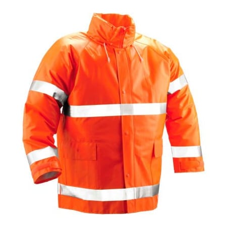 Tingley® J53129 Comfort-Brite® Jacket, Fluorescent Orange, 4XL